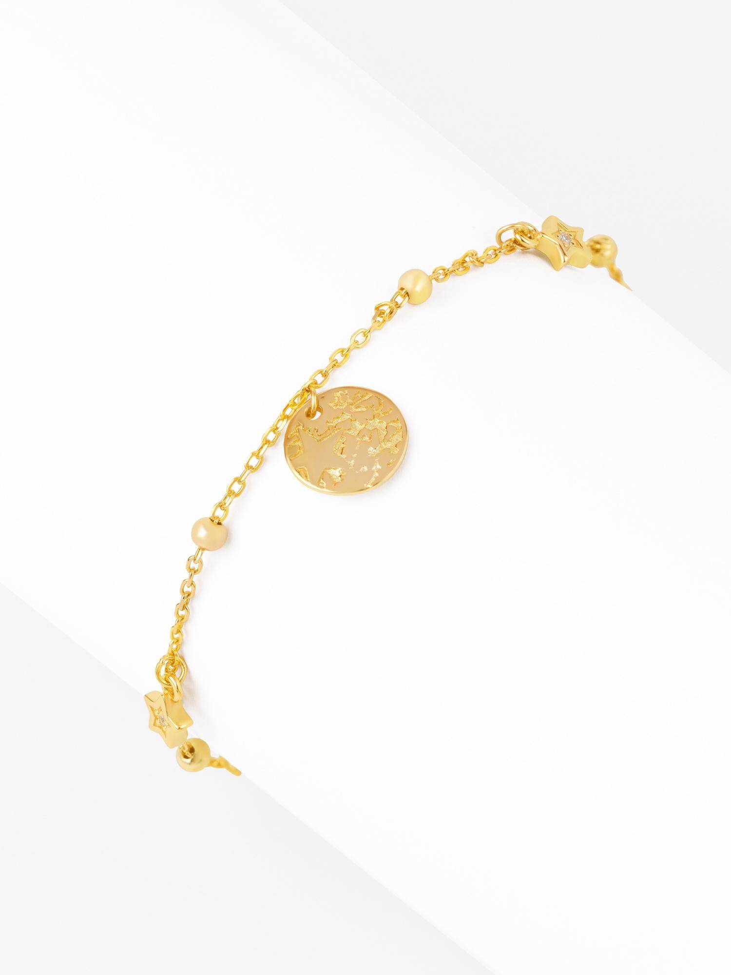 Nistra 925 Sterling Silver Starry Sky Bracelet