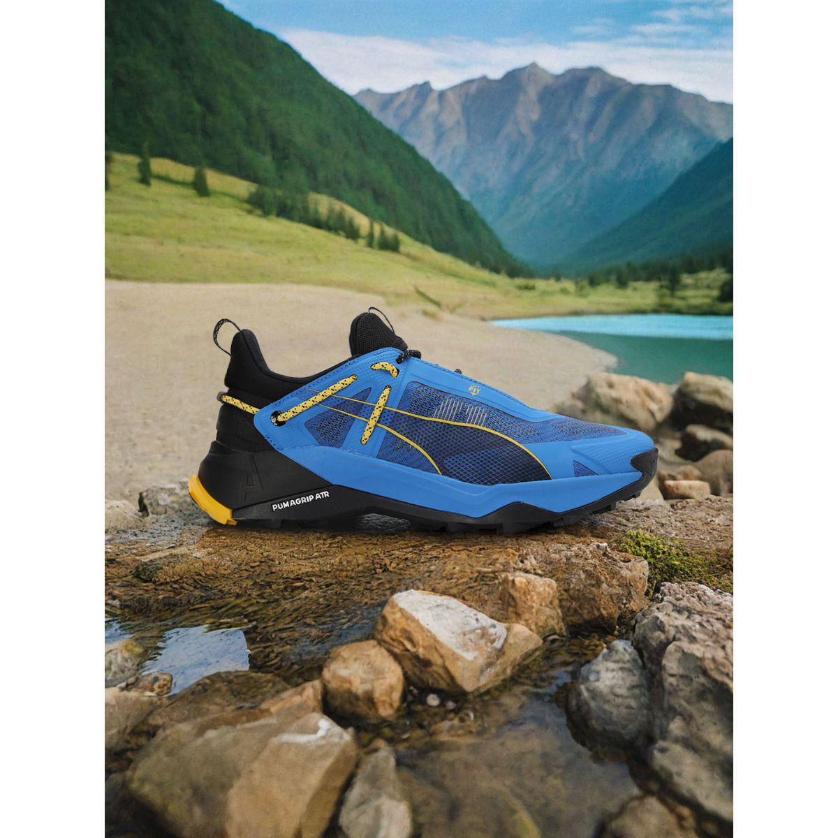 Puma Explore Nitro Men Blue Running Shoes