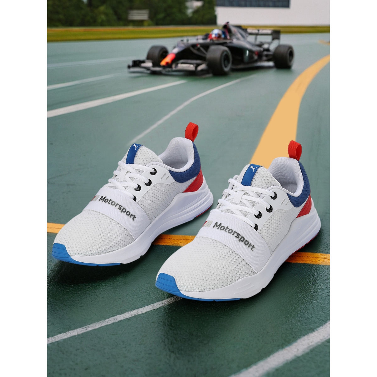 Buy Puma Bmw Mms Wired Run Unisex White Sneakers Online