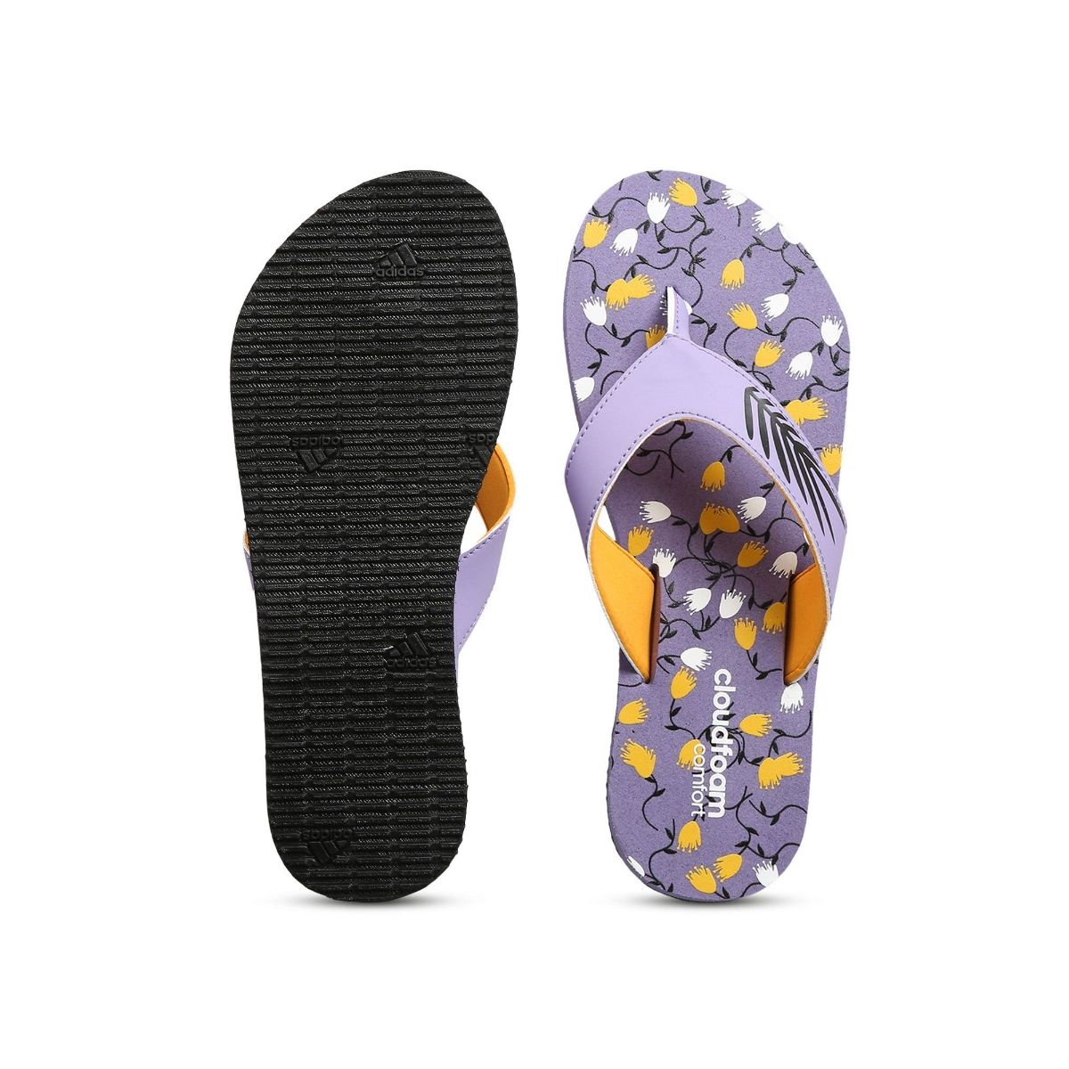 Women's adidas swim discount cloudfoam flip flops