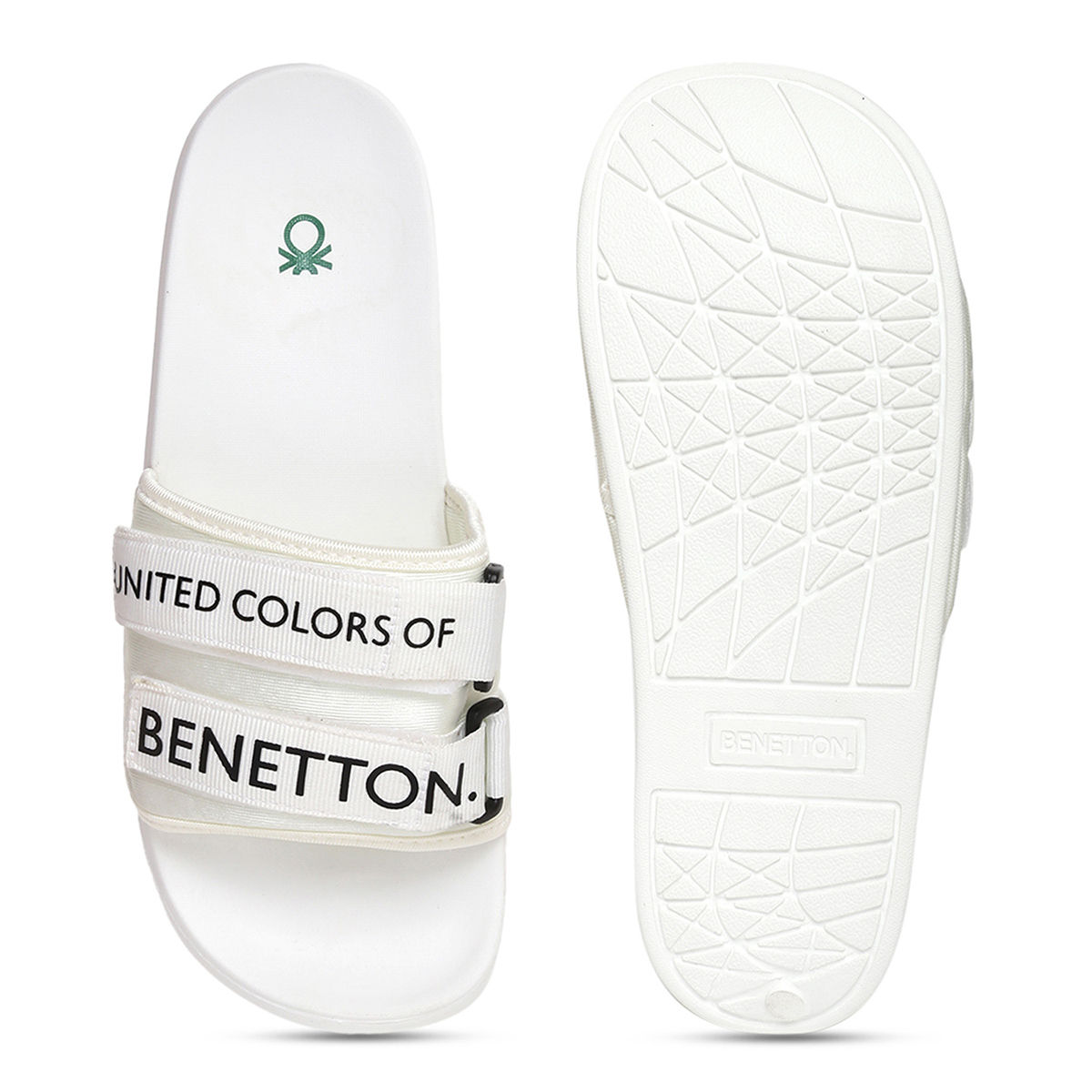 Buy United Colors Of Benetton Men s Solid White Leather Imitation