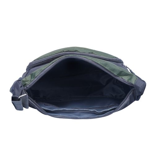 NFI Essentials Small Unisex Sling and Cross Body Bag for Travelling Green