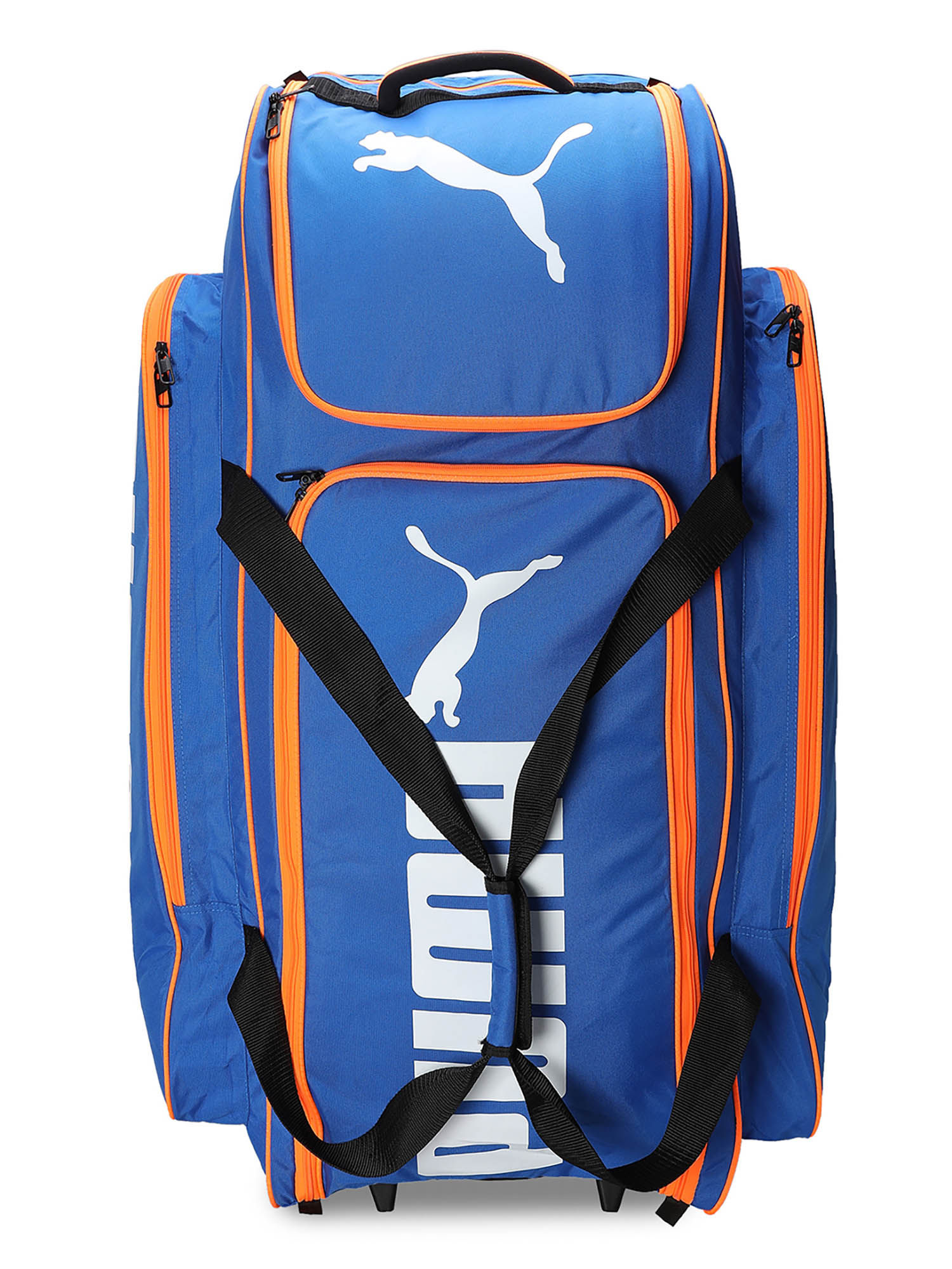 Buy Puma Cricket Wheelie Trolley Unisex Blue Kit Bag L Online