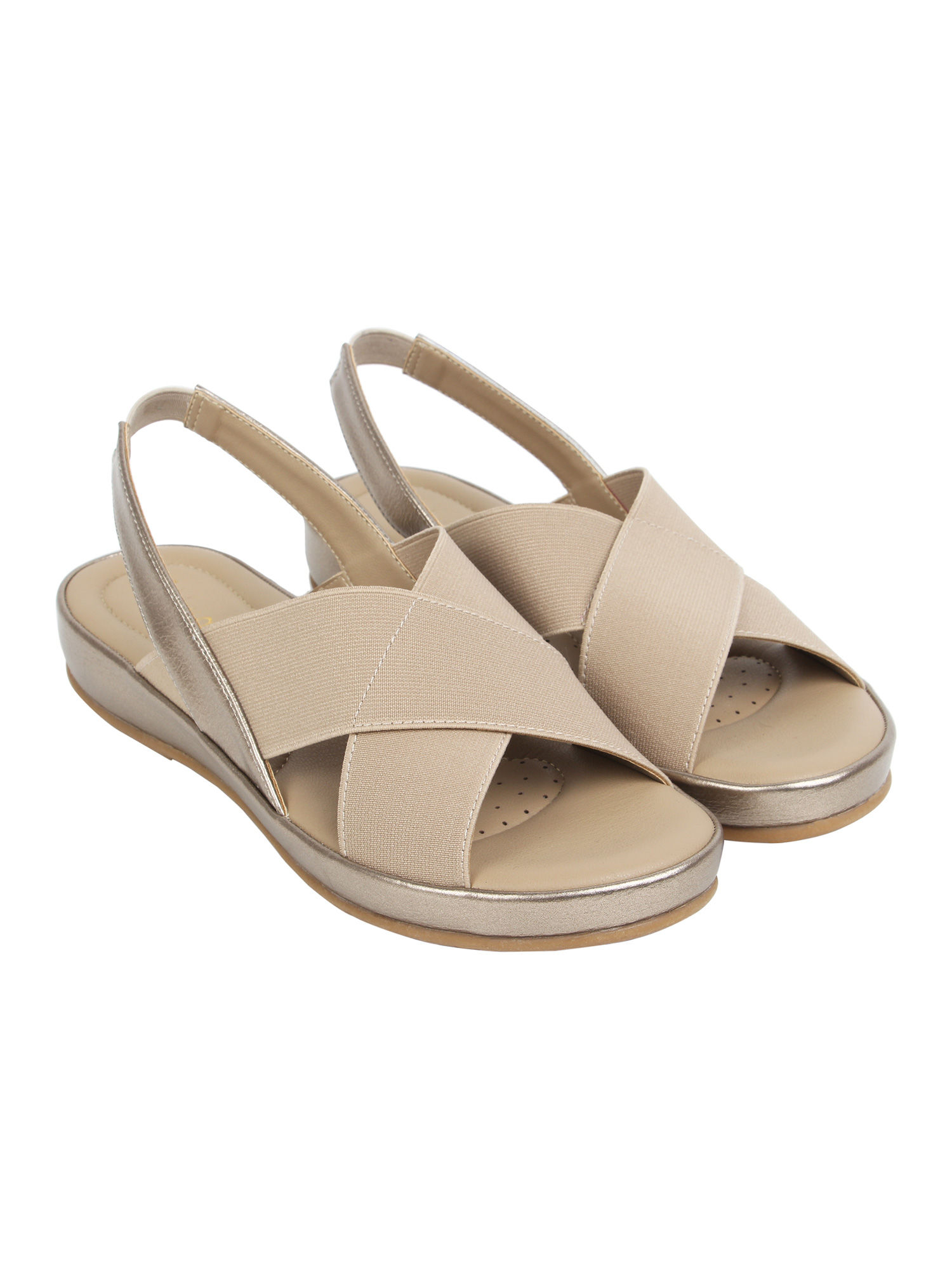 Buy Catwalk Women's See-Through Slip Ons Beige Sandal (4865F) Online at  Lowest Price Ever in India | Check Reviews & Ratings - Shop The World