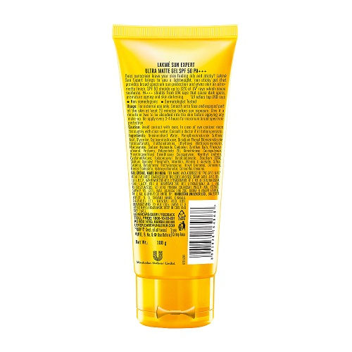 lakme gel sunscreen review