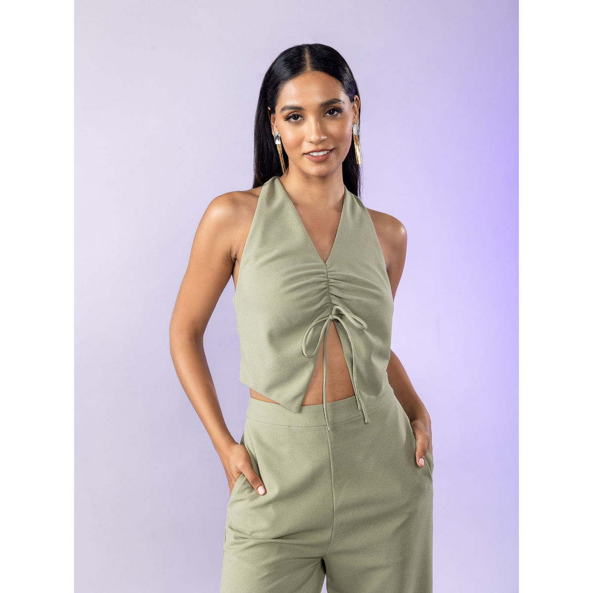 Hansen + Gretel Cuccina Halter Top (M) At Nykaa Fashion - Your Online Shopping Store