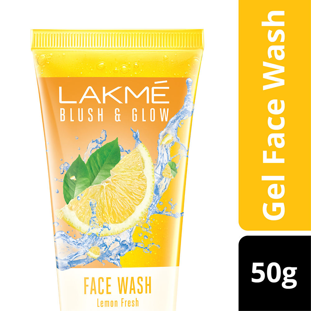 Lakme Blush & Glow Lemon Freshness Gel Face Wash with Lemon Extracts