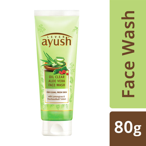 Goodwill Barry natuurlijk Lever Ayush Natural Ayurvedic Oil Clear Aloe Vera Face Wash: Buy Lever  Ayush Natural Ayurvedic Oil Clear Aloe Vera Face Wash Online at Best Price  in India | Nykaa
