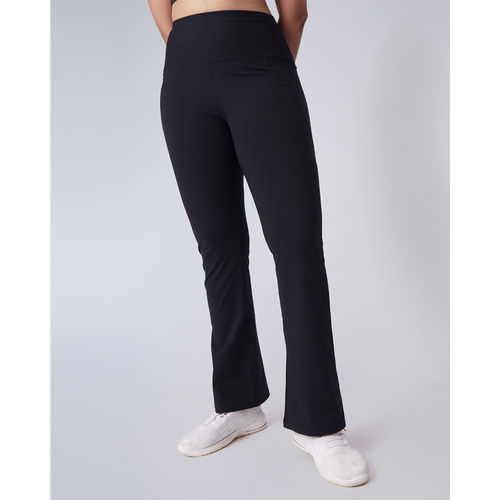 Buy Bliss Club Women Black The Ultimate Flare Pants Tall with 4 pockets and  Versatile Flares Online