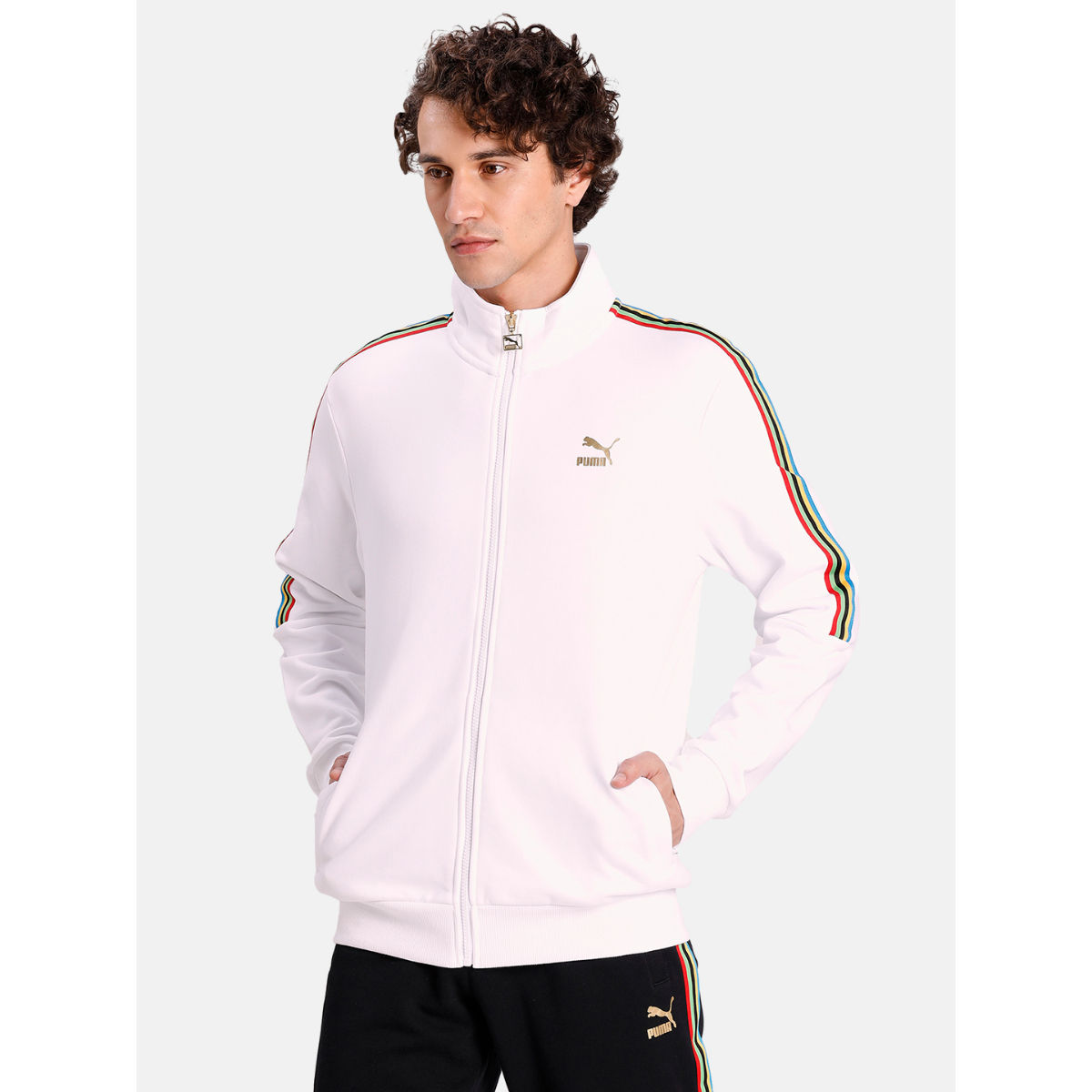 Buy Puma The Unity Collection Tfs Track Mens White Top Online