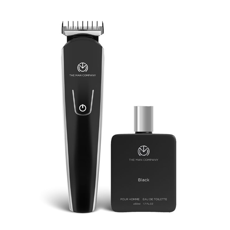 The Man Company Electrical Beard Trimmer & Black EDT Combo