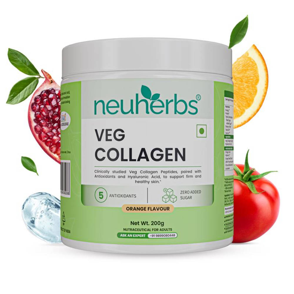 Neuherbs Veg Collagen Powder For Glowing & Youthful Skin - Orange