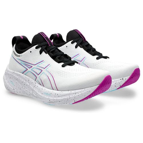 ASICS Women Gel-Nimbus 26 White/Soothing Sea Running Shoes (US 10)