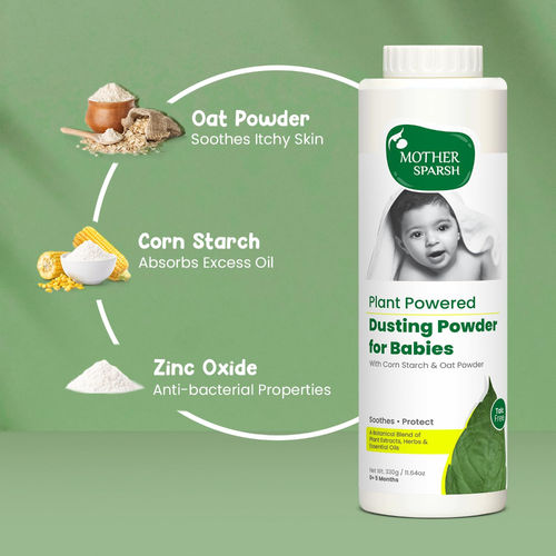 Buy Mother Sparsh Plant Powered Baby Dusting Powder Online