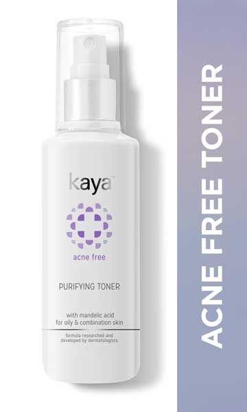 Kaya Acne Free Purifying Toner, with Mandelic Acid for oily & combination skin