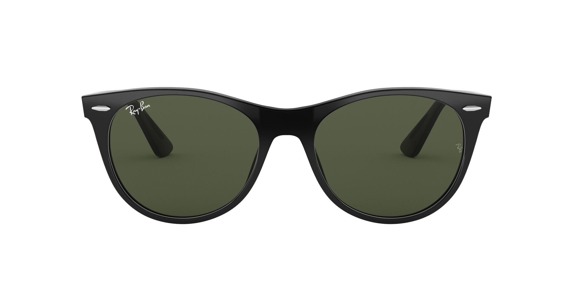Ray-Ban 0RB2185 Bottle Green Icons Round Sunglasses (55 mm)
