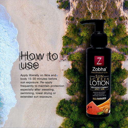 Day Cream For All Skin Types  Sun Protection Moisturizer - Zobha