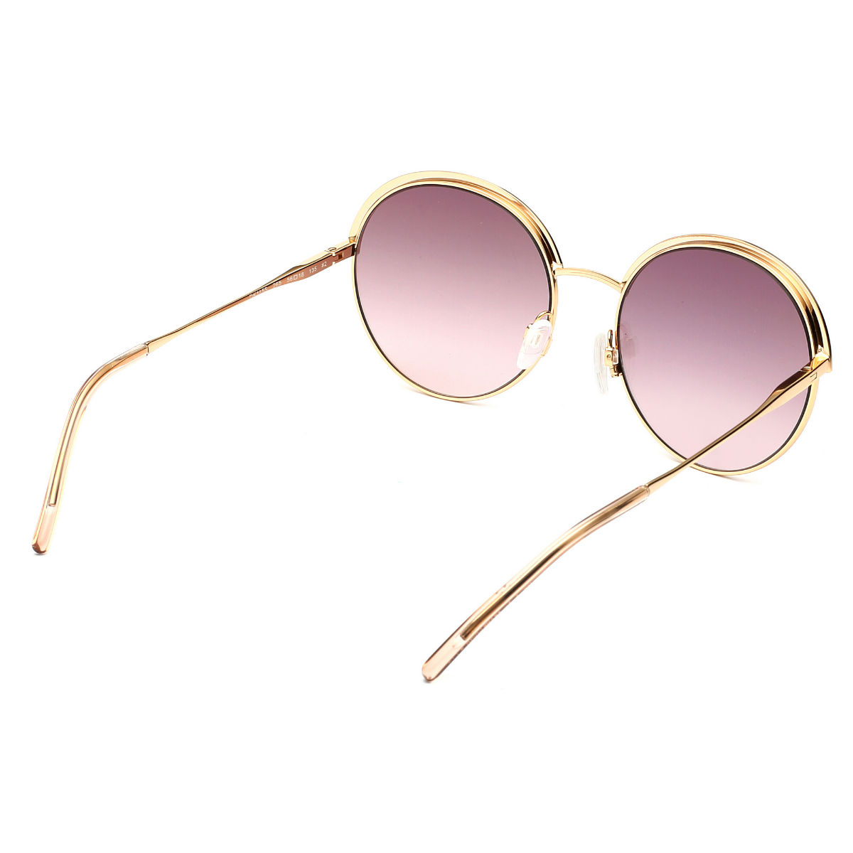 Buy Round Pink Lens Sunglasses S Rose Gold Frame at Amazon.in