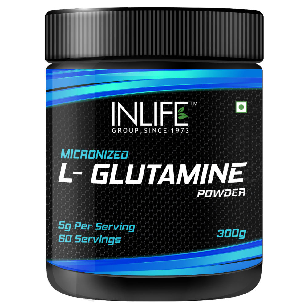 INLIFE Micronized L - Glutamine Powder Supplement Unflavoured