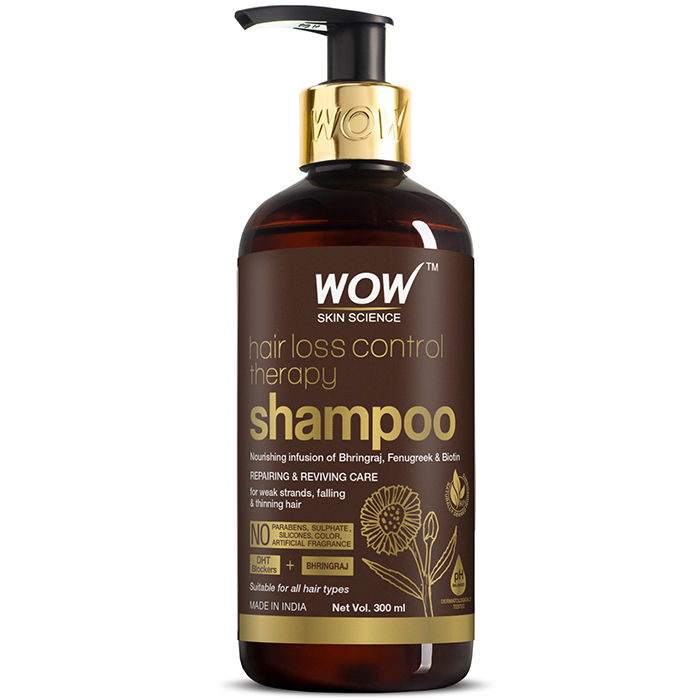 WOW Skin Science Hair Fall Control Shampoo - Reduces Hair Loss