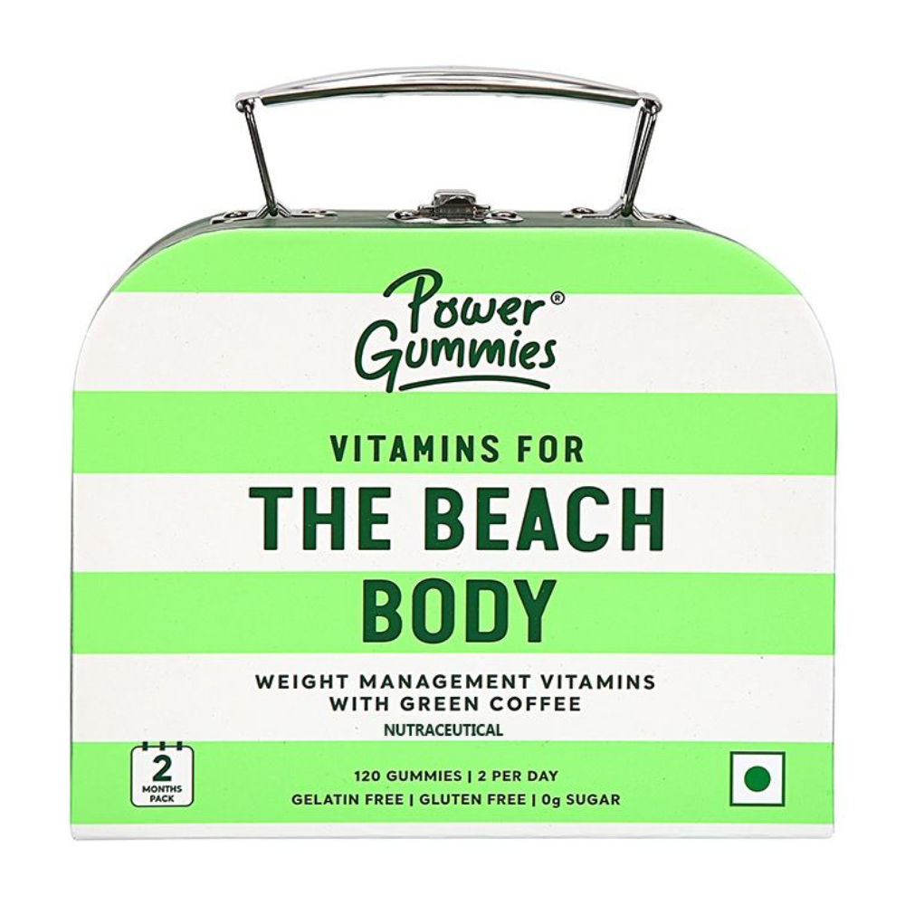 Power Gummies The Beach Body With Green Coffee-Weight Management Gummies Pack of 2