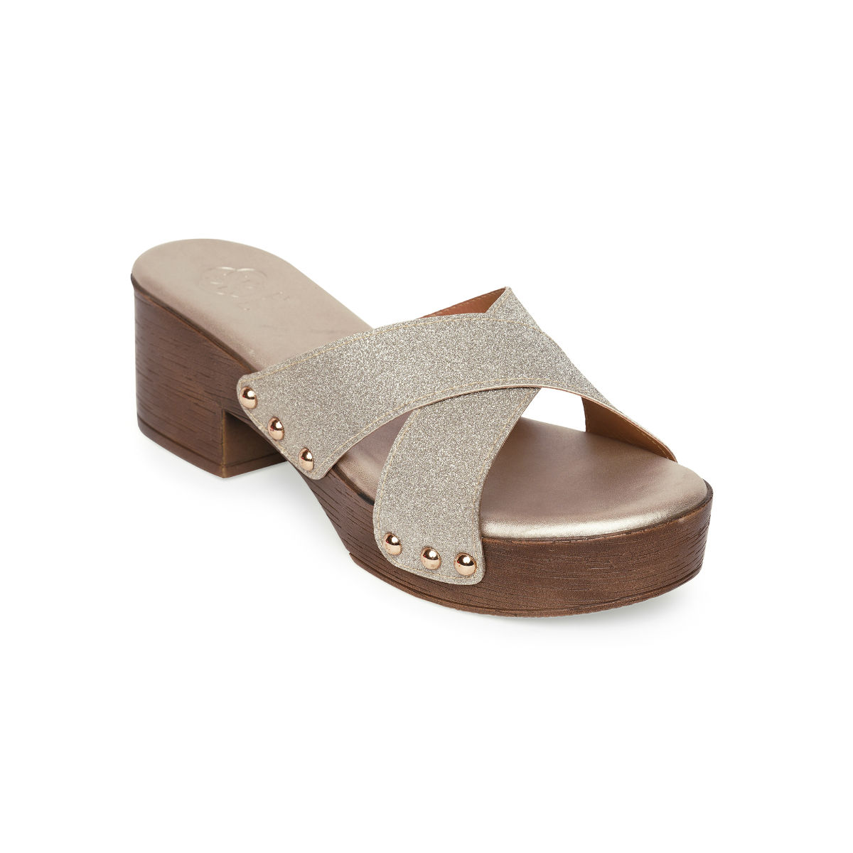 Buy Gold Flat Sandals for Women by Fyre Rose Online | Ajio.com