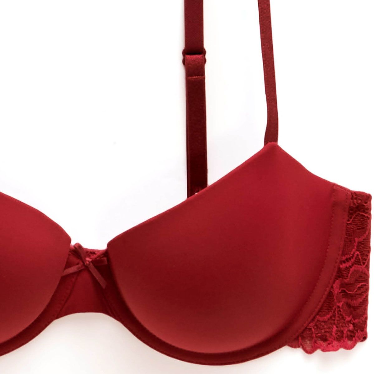 La Vie En Rose Lightly Lined Demi Bra Red Color: Buy La Vie En Rose ...