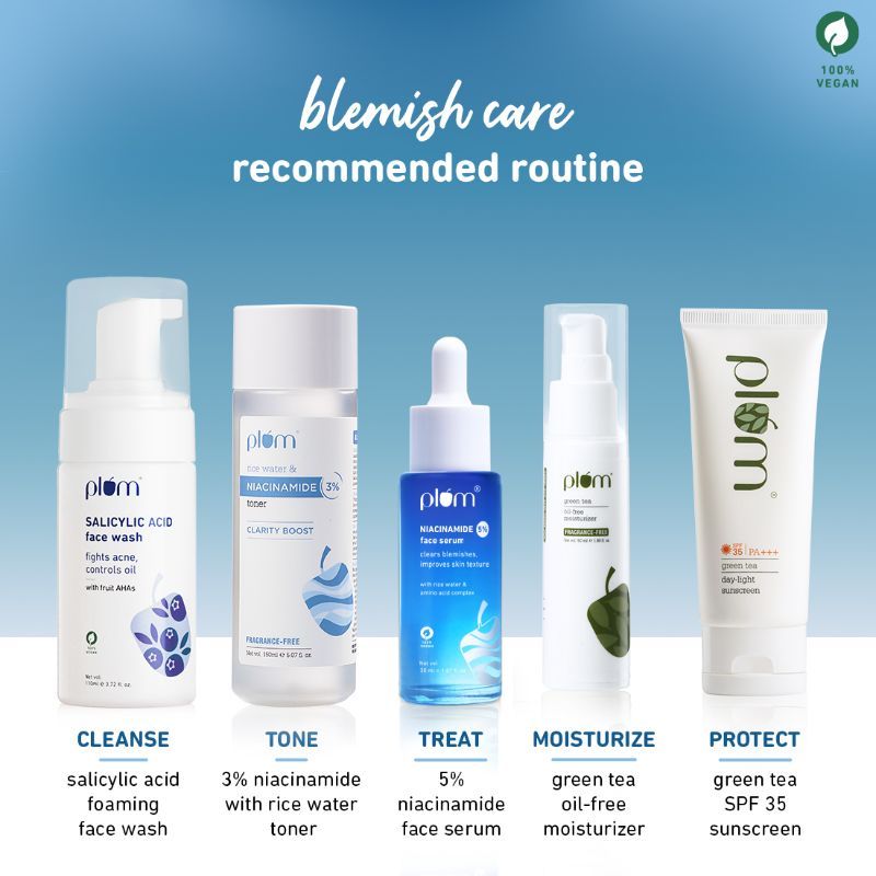 Plum 5 Niacinamide Face Serum With Rice Water & Amino Acid Complex