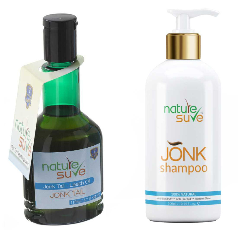 Buy Nature Sure Jonk Tail Leech Oil & Jonk Shampoo Combo Online