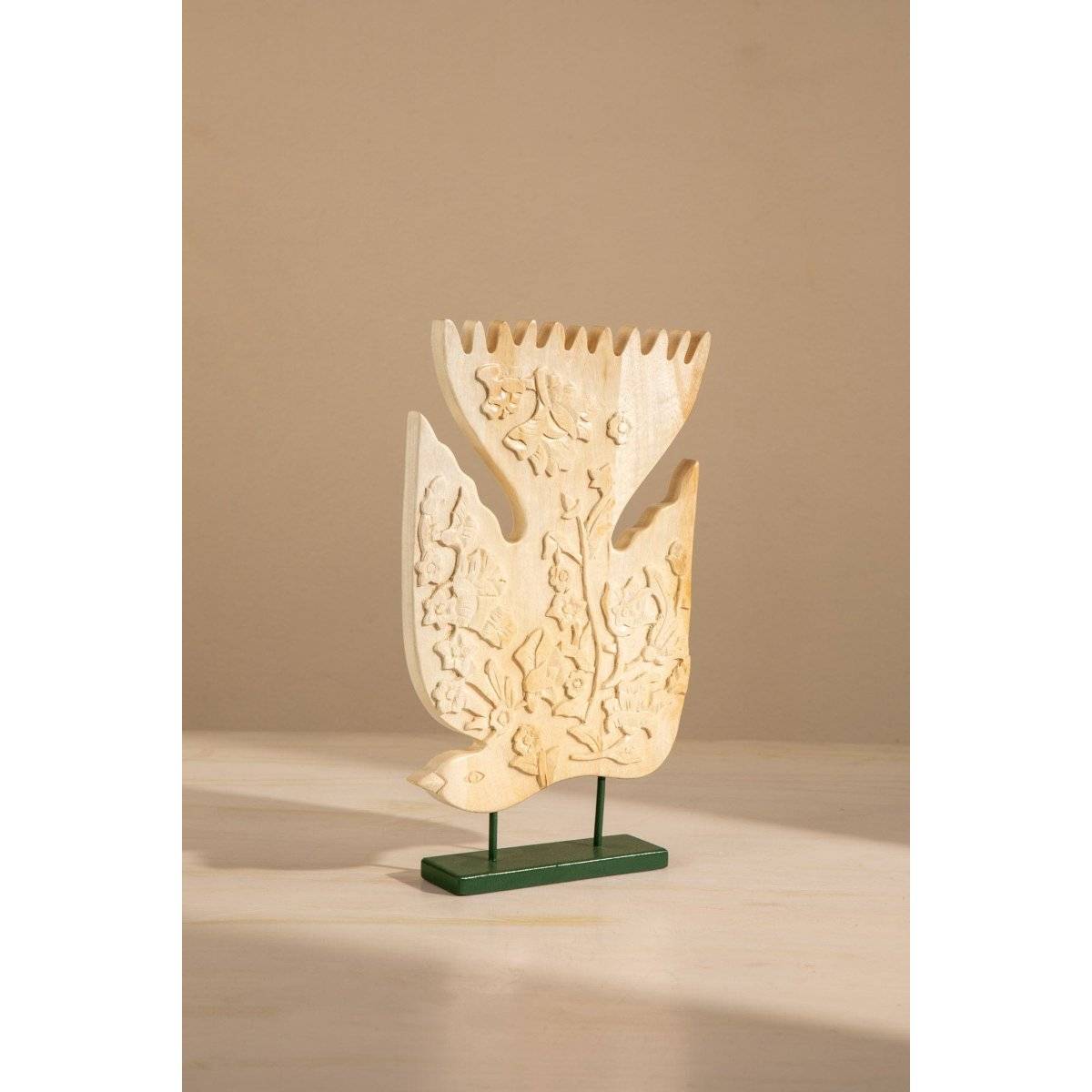 Freedom Tree Bird In The Sky Hand Carved Mango Wood Table Top