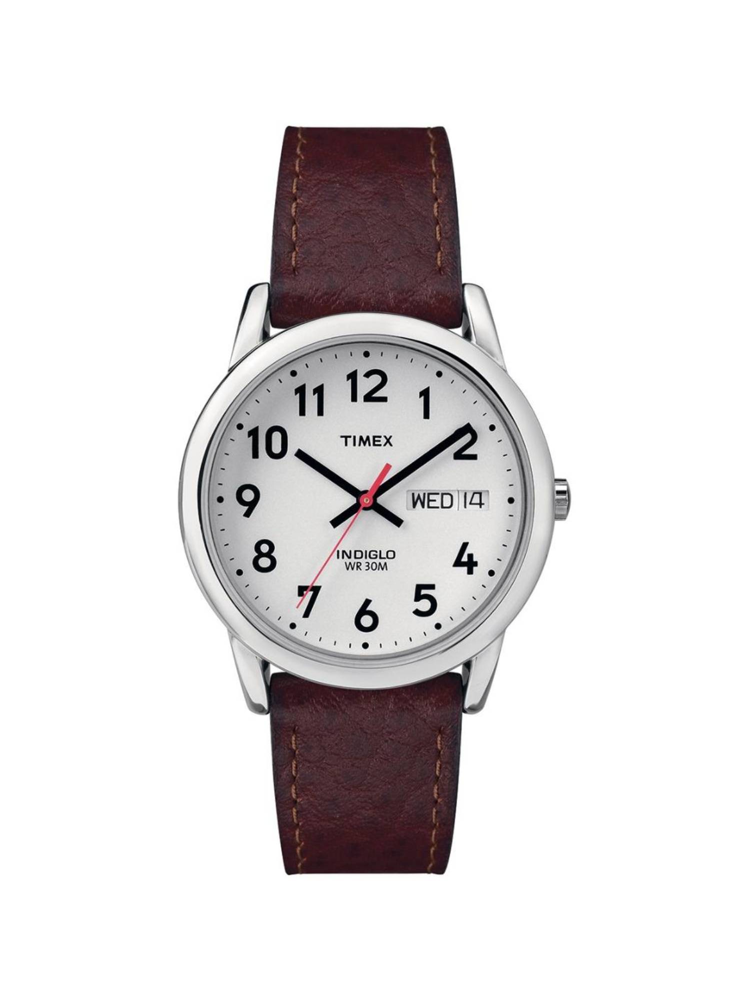 Timex Men White Round Dial Wrist Watch - T20041 (M)