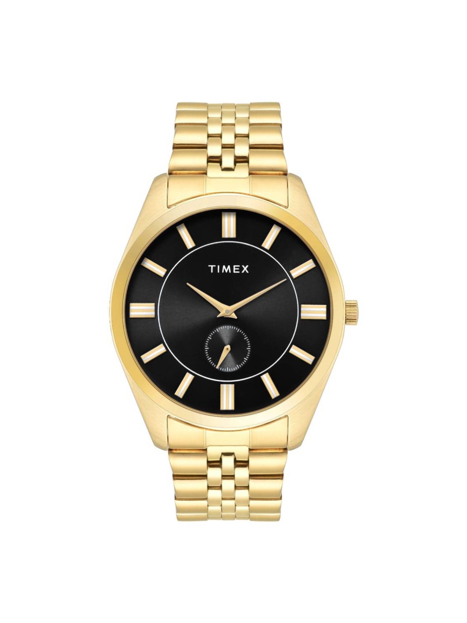 Timex Men Black Round Dial Wrist Watch - TWTG104SMU10 (M)