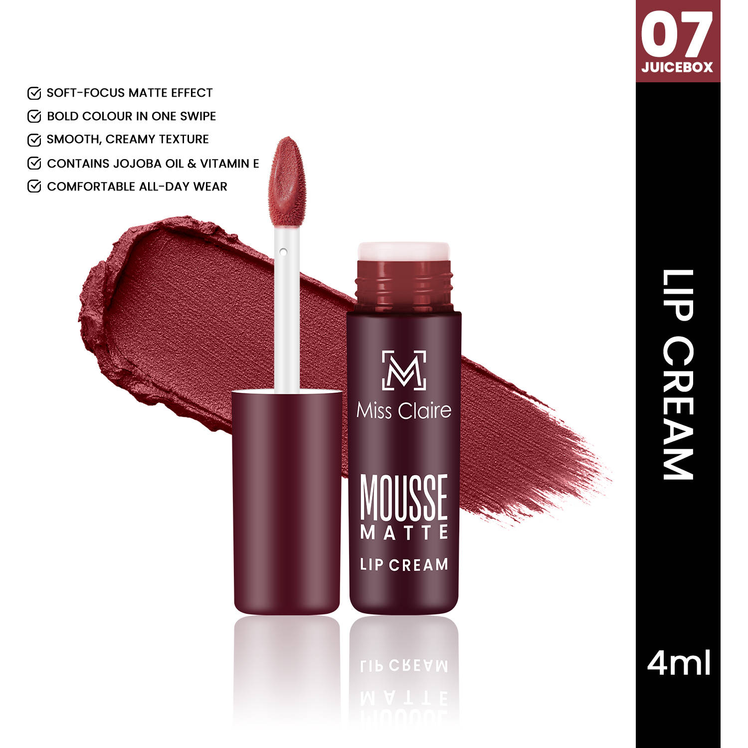 Buy Miss Claire Mousse Matte Lip Cream Online