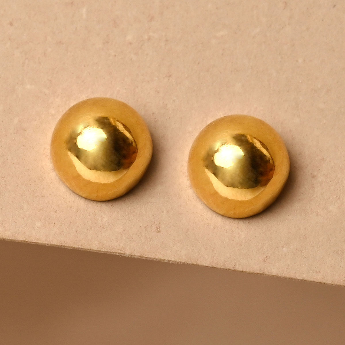 Rose Gold Stud Earrings  LVL99