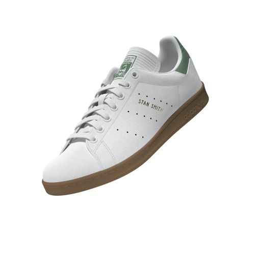 adidas gazelle silver green womens ADIDAS ORIGINALS STAN SMITH LEATHER SNEAKERS – Uberchique