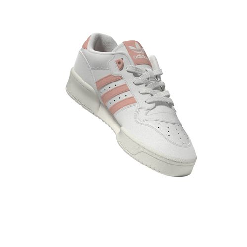 adidas gazelle silver green womens RIVALRY LOW SHOES - White  bCODE