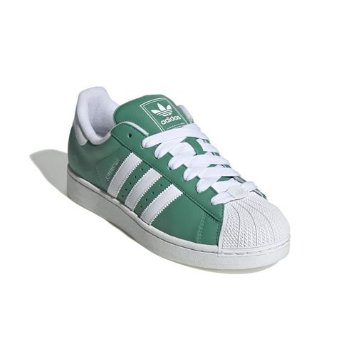adidas Originals Superstar Ii Unisex Green Originals Shoes (UK 3)