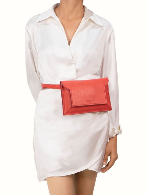 Buy Hidesign Creation 03 Messenger Crossbody Sling Bag Red with