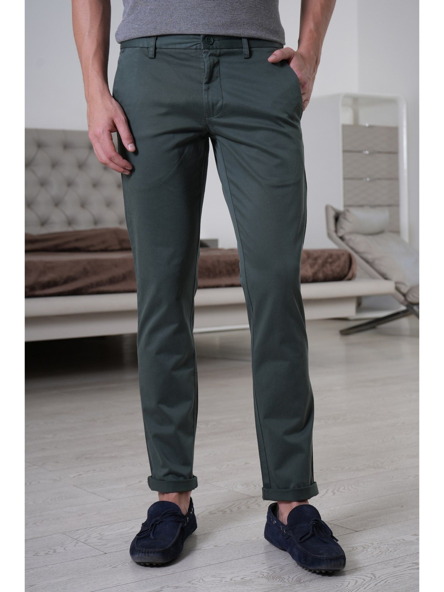 Poe Cotton Trousers - Buy Poe Cotton Trousers online in India