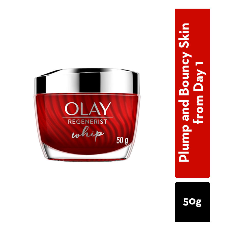 Olay Regenerist Whip Cream With SPF30, Ultra Lightweight, Plump & Bouncy Skin With Hyaluronic Acid