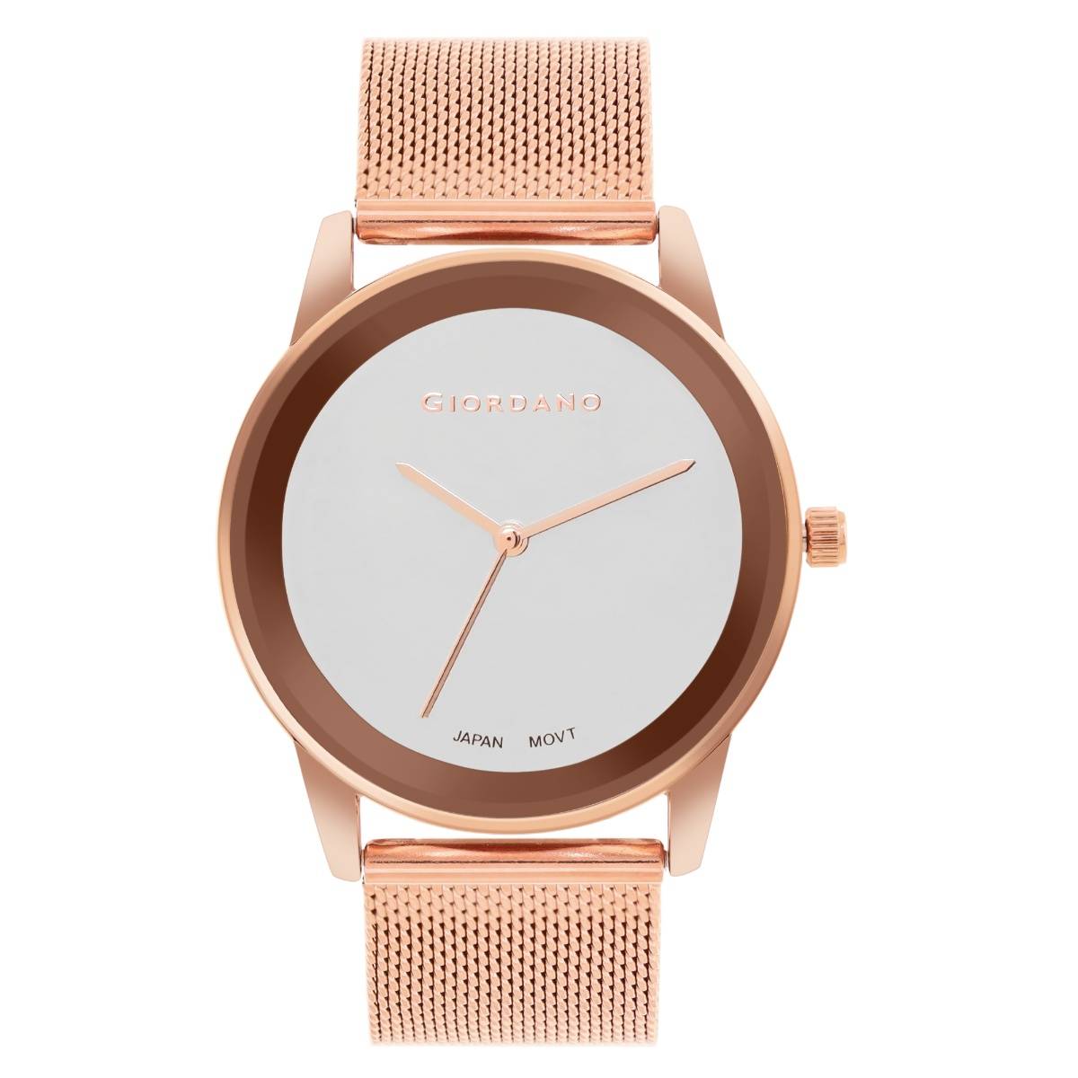 Giordano Silver Analog Watch for Women - GZ-60026-22 (M)