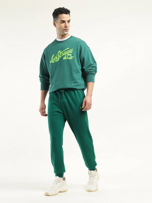 green levi crew neck sweatshirt