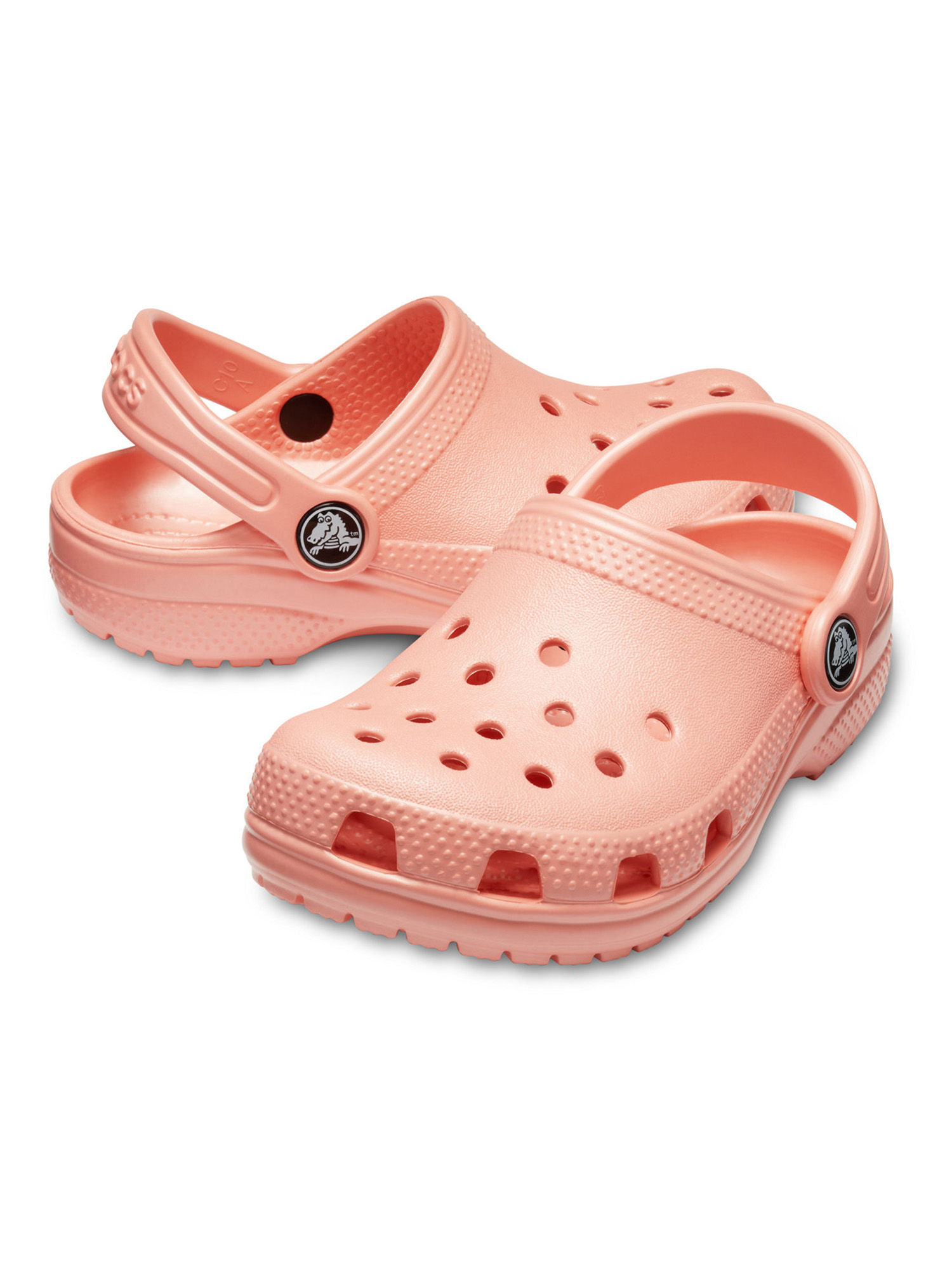 crocs peach