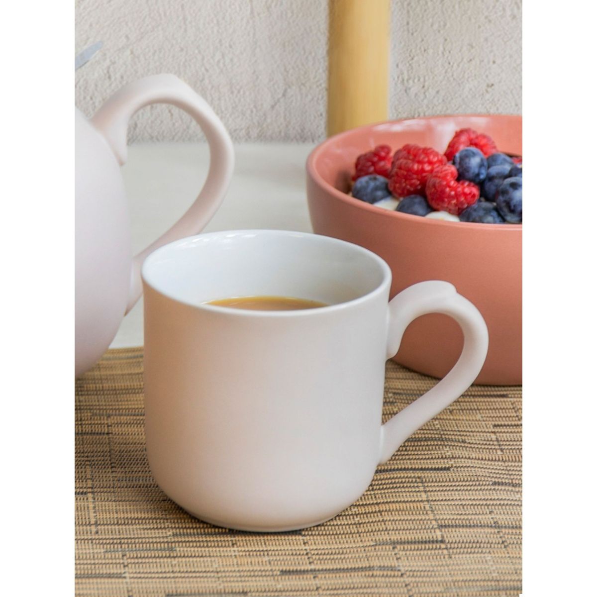 Buy London Pottery Farmhouse Nordic Pink Mug For thinKitchen, 250ml Online