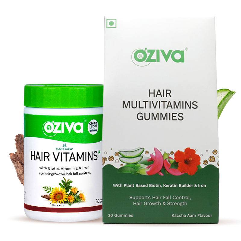 Oziva Biotin Hair Multivitamin Gummies Hair Growth And Hairfall Control
