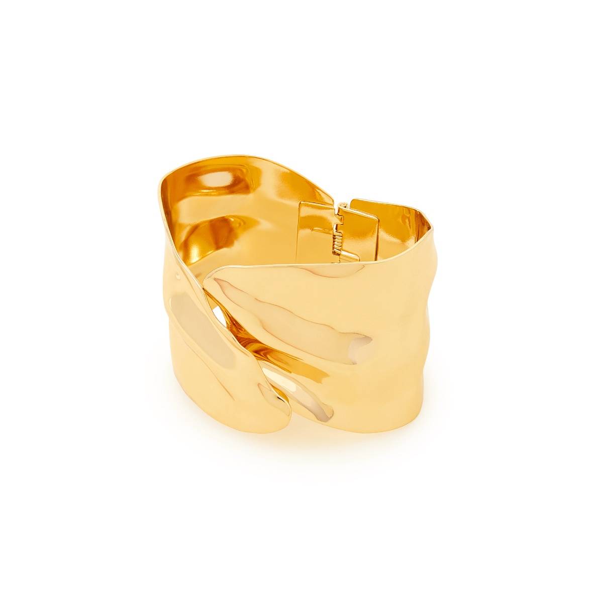 Buy Accessorize London Women's Gold Molten Metal Cuff Online