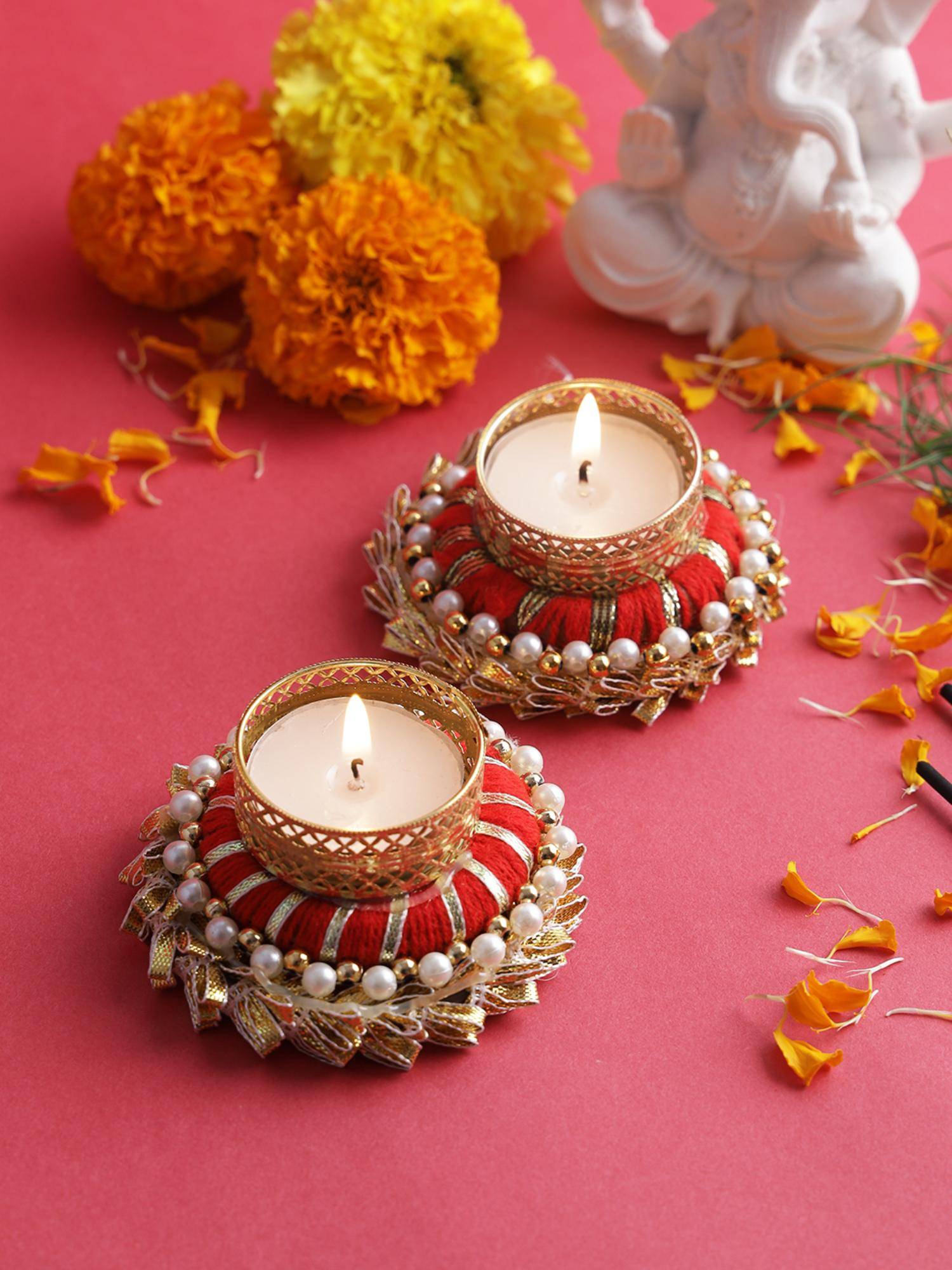 AAPNO RAJASTHAN Decorative Diyas (Pack of 2)