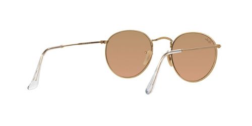Ray-Ban RB3447 50mm Adult Round Sunglasses Pink/Brown Gradient Lens