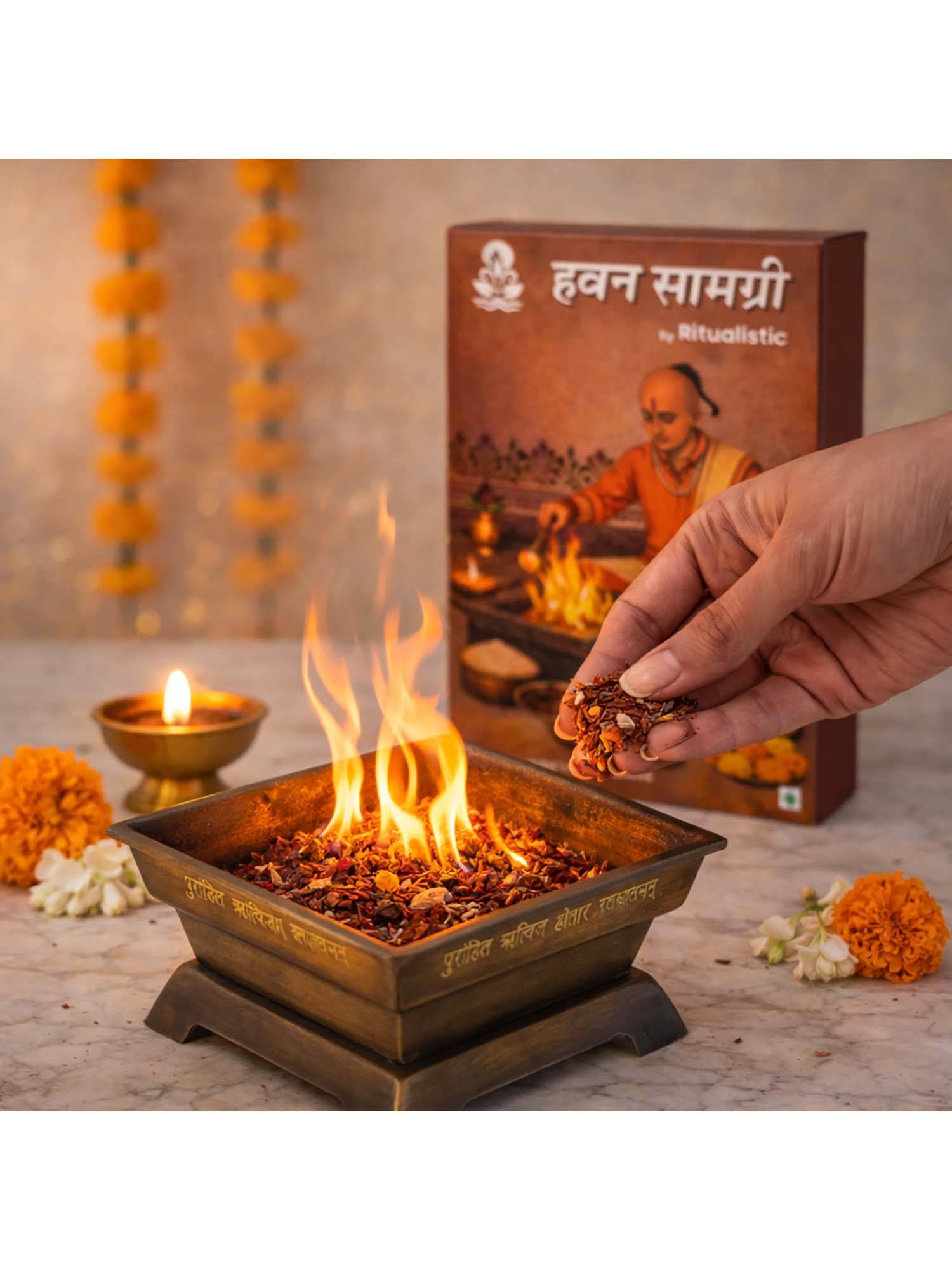 Ritualistic Brown Shukravar Laxmi Ji Pavitra Hawan Samagri
