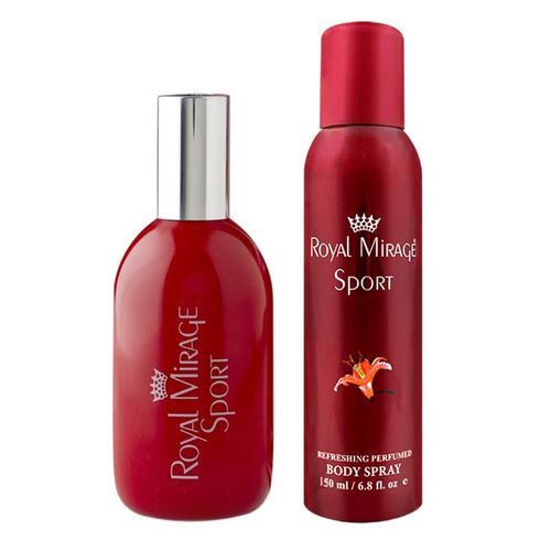 Royal Mirage Sports Eau De Cologne Spray Body Spray (Gift Set 01)